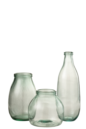Vaza, Sticla, Transparent, 14x14x41 [1]