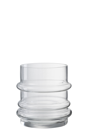 SALE % - Vaza, Sticla, Transparent, 15x15x15