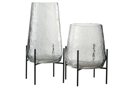 Vaza, Sticla, Transparent, 18x18x32 [1]