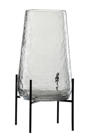 SALE % - Vaza, Sticla, Transparent, 18x18x32