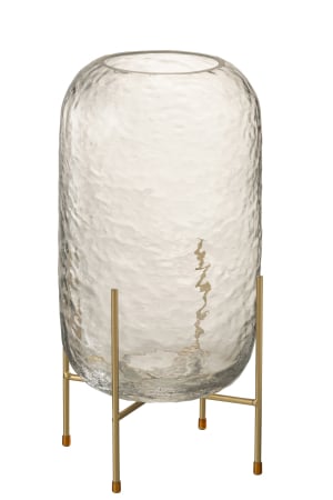 SALE % - Vaza, Sticla, Transparent, 19.5x19.5x37