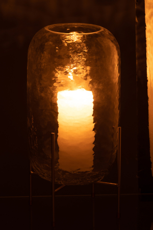 Vaza, Sticla, Transparent, 19.5x19.5x37 [2]