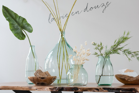 Vaza, Sticla, Transparent, 21x21x20 [2]