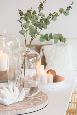 SALE % - Vaza, Sticla, Transparent, 25x25x35