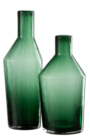 Vaza, Sticla, Verde, 12x12x35 [1]