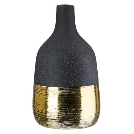 Vaza tip sticla, „Denver”, Ceramica, antracit, PU 4, H 21 cm, A. 12 cm [3]