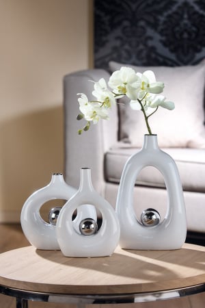 Vaza, TONDA, Ceramica, 6.5X16.5X22 cm VAZE SI GHIVECE - Vaza, TONDA, Ceramica, 6.5X16.5X22 cm