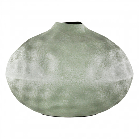 Vaza, Verda, Fier, verde, PU 2, H. 16 cm, D. 22 cm VAZE SI GHIVECE - Vaza, Verda, Fier, verde, PU 2, H. 16 cm, D. 22 cm