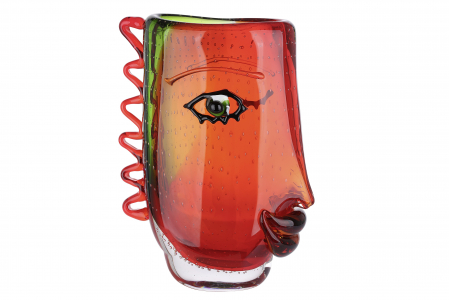 IN STOC - Vaza VISUALE, sticla, 13x22x31 cm