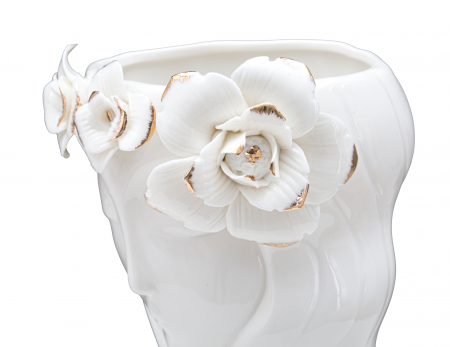 Vaza Woman Cute, Portelan, Alb, 14.8X13X29 cm, Mauro Ferretti [4]