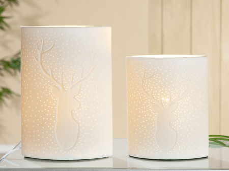 Veioza DEER, portelan, 16x9.5x20 cm [1]