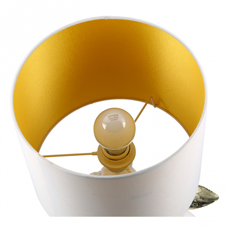 Veioza Flying Bulli, rasina/panza, alb/auriu, 55x26 cm [3]