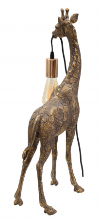 Veioza Giraffe, Rasina, Auriu, 60x28x16 cm [3]