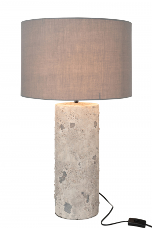 Veioza Greta, Ceramica, Gri, 42x42x72 cm [1]