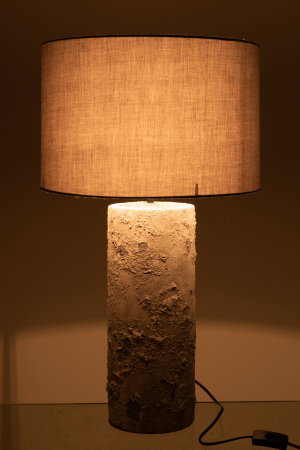 Veioza Greta, Ceramica, Gri, 42x42x72 cm [2]