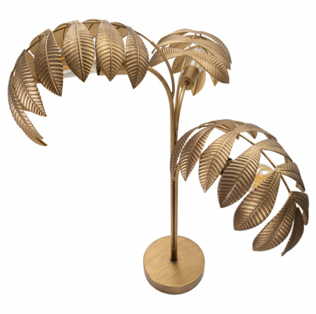 Veioza Leaf, Fier, Auriu, 81x57x57 cm [5]