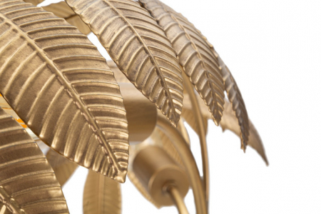 Veioza Leaf, Fier, Auriu, 81x57x57 cm [3]