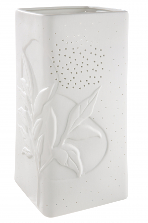Veioza Leaves, Portelan, Alb, 13x28x13 cm [2]