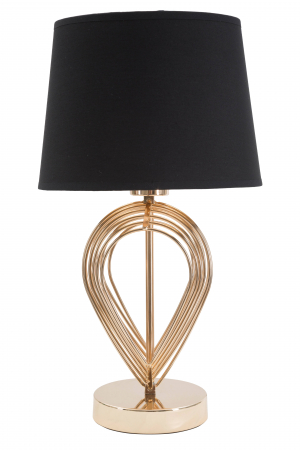 Veioza Maxt, Fier, Auriu/Negru, 44x24x24 cm [1]