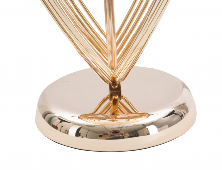 Veioza Maxt, Fier, Auriu/Negru, 53,5x32,5x32,5 cm [4]