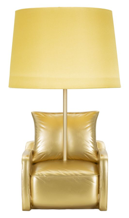 SALE % - Veioza Mid-century, galbena, ø 26x46 cm