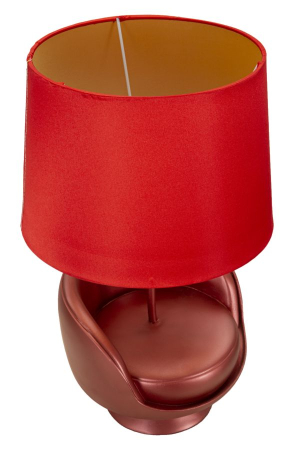 Veioza Mid-century, rosie, ø 26x43 cm [3]