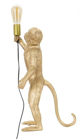 Veioză, Monkey, Auriu, Cm Ø 26X34X55 [2]