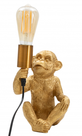 Veioza Monkey, Rasina, Auriu, 25x17x14.5 cm [5]