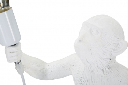 Veioză, Monkey, White, Cm Ø 26X34X55 [3]