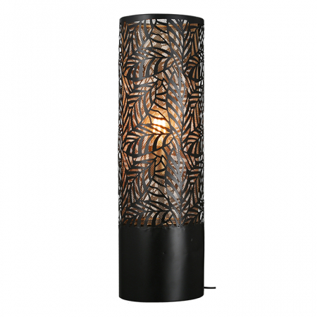 Veioze - Veioza Nature, metal, negru/auriu, 43.5x16 cm