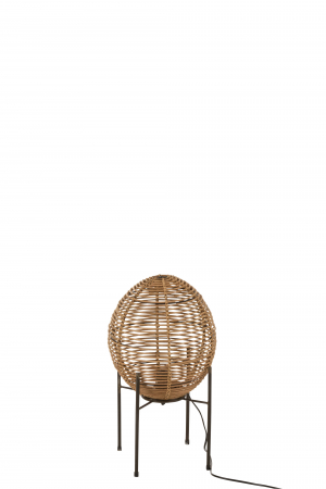 Veioza On Frame, Rattan/Bambus, Natural, 30x30x53 cm [1]