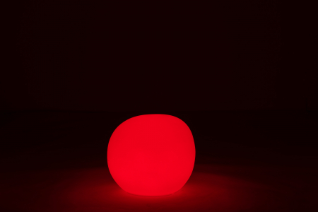 Veioza Outdoors LED, Plastic/Fibre sintetice, Alb/Multicolor, 46.5x46.5x42 cm [2]
