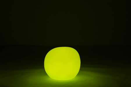 Veioza Outdoors LED, Plastic/Fibre sintetice, Alb/Multicolor, 46.5x46.5x42 cm [6]