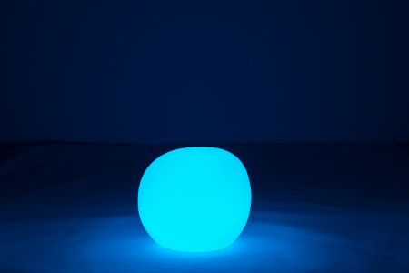 Veioza Outdoors LED, Plastic/Fibre sintetice, Alb/Multicolor, 46.5x46.5x42 cm [11]