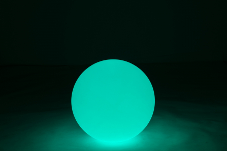 Veioza Outdoors LED, Plastic/Fibre sintetice, Alb/Multicolor, 50x50x50 cm [8]