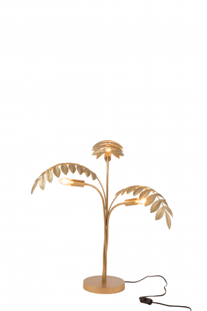 Veioza Palm, Zinc, Auriu, 65.5x53x67.5 cm [2]
