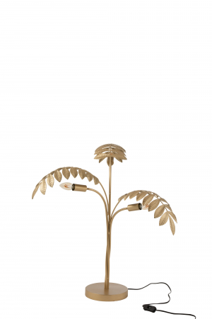 Veioza Palm, Zinc, Auriu, 65.5x53x67.5 cm [1]