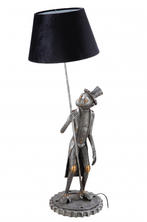 Veioza Steampunk Monkey, Rasina, Argintiu/Negru, 38x90x30 cm [5]