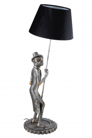 Veioza Steampunk Monkey, Rasina, Argintiu/Negru, 38x90x30 cm [3]