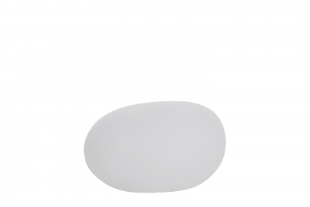 ILUMINAT - Veioza Stone, Plastic/Fibre sintetice, Alb/Multicolor, 82.5x62x65 cm