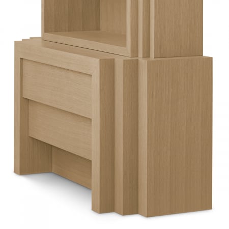 Vitrina, Metropolitan S, furnir din stejar, natur, Dims: W. 134.5 | D. 50 | H. 236  (CM) [6]