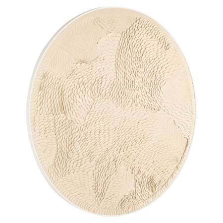 Tablou Flow (Alb), Dims: 110.0 x 110.0 x 3.0 cm [1]