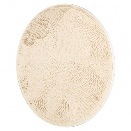 Tablou Flow (Alb), Dims: 110.0 x 110.0 x 3.0 cm [2]