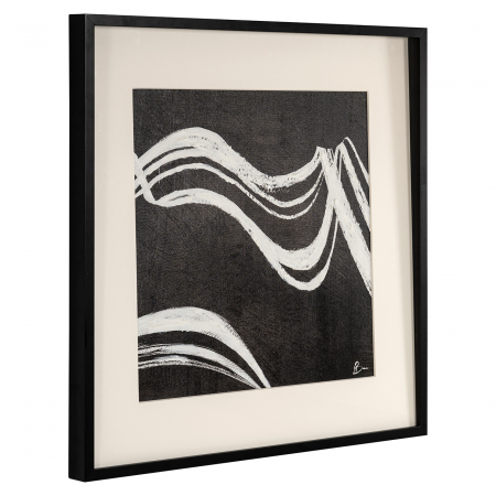 Tablou Jozy (Negru/alb), Dims: 80.0 x 80.0 x 5.0 cm [1]