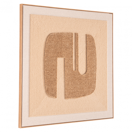 Tablou Seda (Auriu), Dims: 100.0 x 100.0 x 5.0 cm [1]