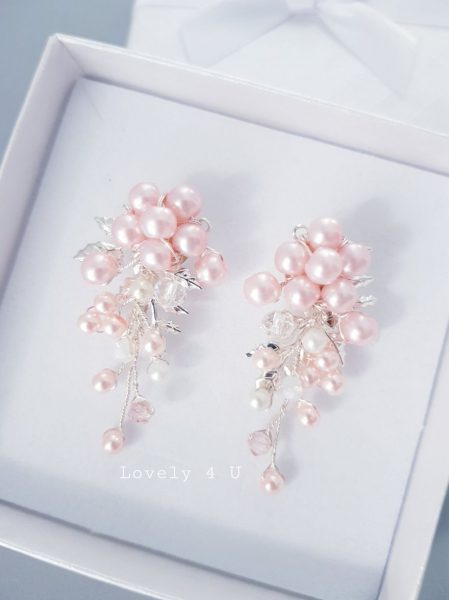SET MIREASA, SET BIJUTERII MIREASA, SET ACCESORII MIREASA, SET ACCESORII NUNTA, SET BIJUTERII, SET BIJUTERII PERLE, SET BIJUTERII ROZ, ACCESORII LOVELY4U, BIJUTERII MIREASA,SET ARGINT, CERCEI ROZ, SET [15]