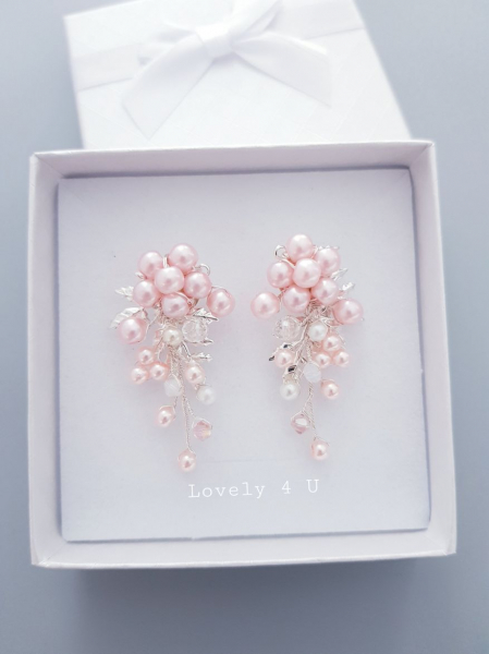 SET MIREASA, SET BIJUTERII MIREASA, SET ACCESORII MIREASA, SET ACCESORII NUNTA, SET BIJUTERII, SET BIJUTERII PERLE, SET BIJUTERII ROZ, ACCESORII LOVELY4U, BIJUTERII MIREASA,SET ARGINT, CERCEI ROZ, SET [10]