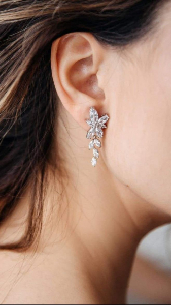 Selly Cerceii aurii cu pietricele de zirconiu cubic AAA [11]
