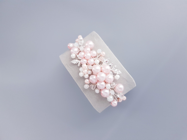 Brățara DALIANA - cu perle roz [2]