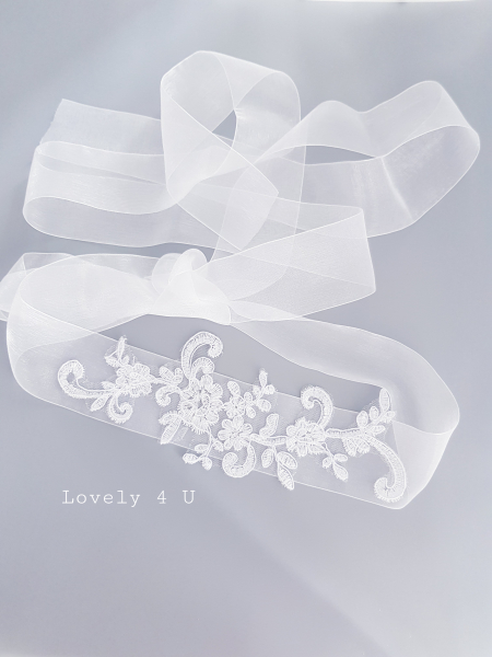 Accesorii Lovely 4 u, Accesorii dezgatitul miresei, Accesorii talie mireasa, Cordon mireasa, Esarfa pentru dezgatit, Accesorii mireasa dezgatit, Esarfe mireasa, Esarfa dezgatitul miresei, Bentita mireasa, Coronita mireasa, [7]